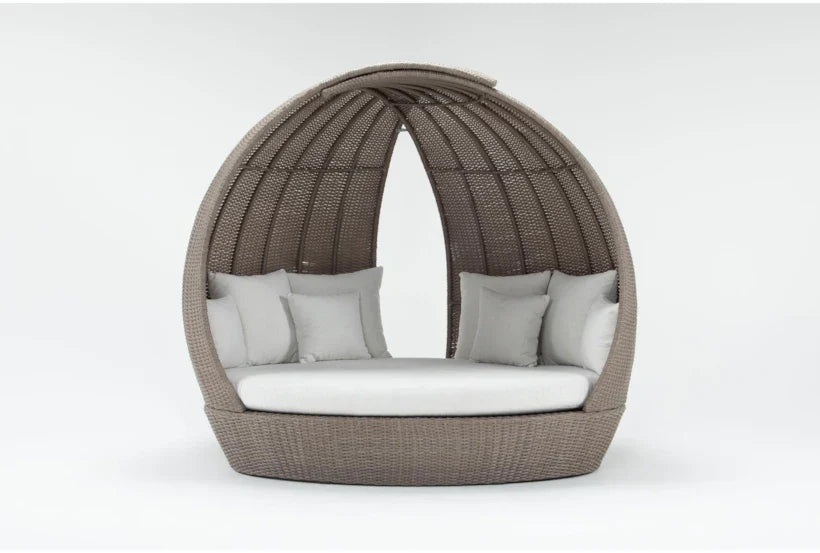 La Bolla Brown Wicker lit de repos d'extérieur