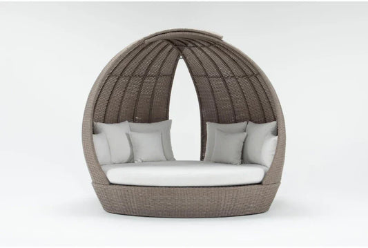 La Bolla Brown Wicker lit de repos d'extérieur