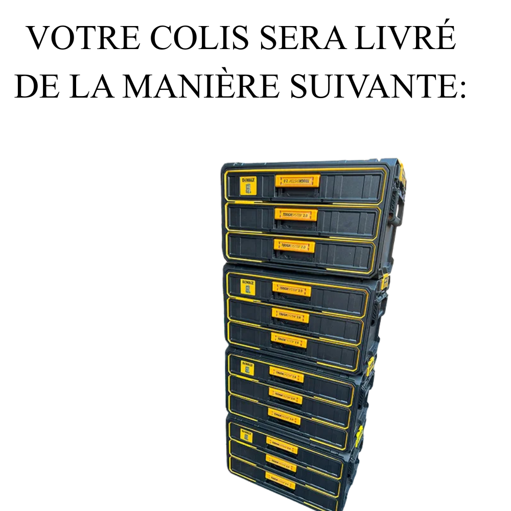 DeWalt DCK853P4T Set avantage 8 pièces | 4 x 18 V 5,0 Ah dans coffrets T-Stak