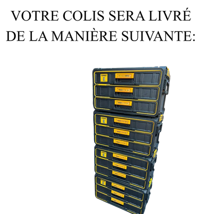 DeWalt DCK853P4T Set avantage 8 pièces | 4 x 18 V 5,0 Ah dans coffrets T-Stak