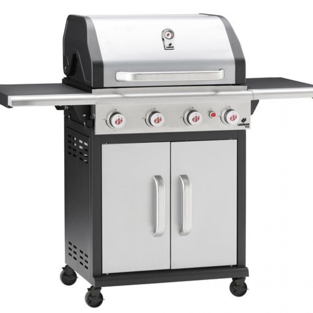 Barbecue à gaz compact en acier inoxydable Landmann Triton 4.0 Flex Stainless Modulus