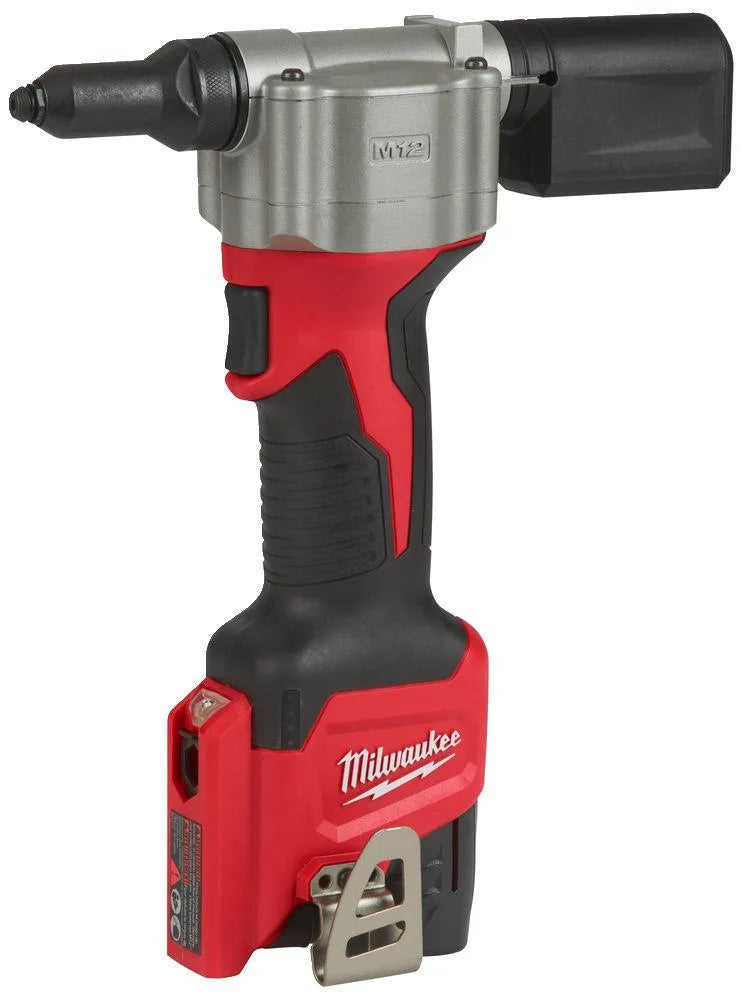 Milwaukee Tool M12 BPRT-201X Pistolet à rivets avec batterie et chargeur