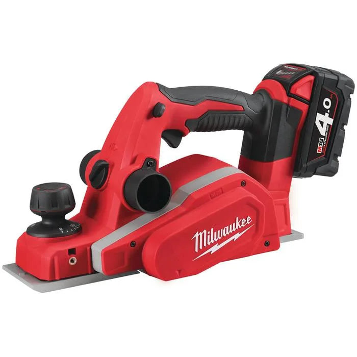 Rabot Milwaukee M18 BP-402C avec batterie et chargeur