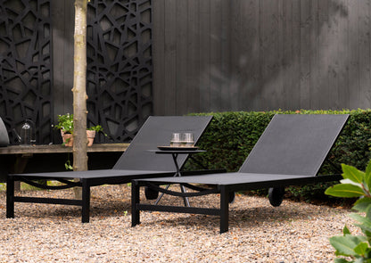 Mood Chaise longue Noir/Noir