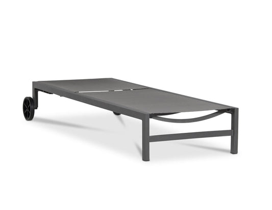 Mood Chaise longue Gris/Gris
